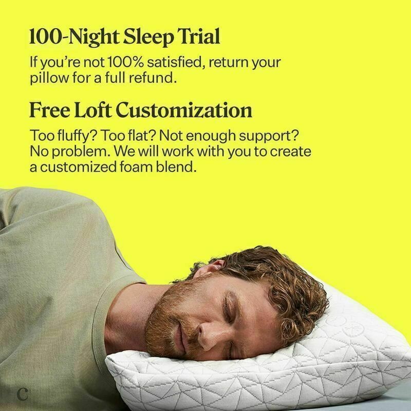 USA Coop Home Goods Premium Adjustable Loft Pillow Queen -NEW