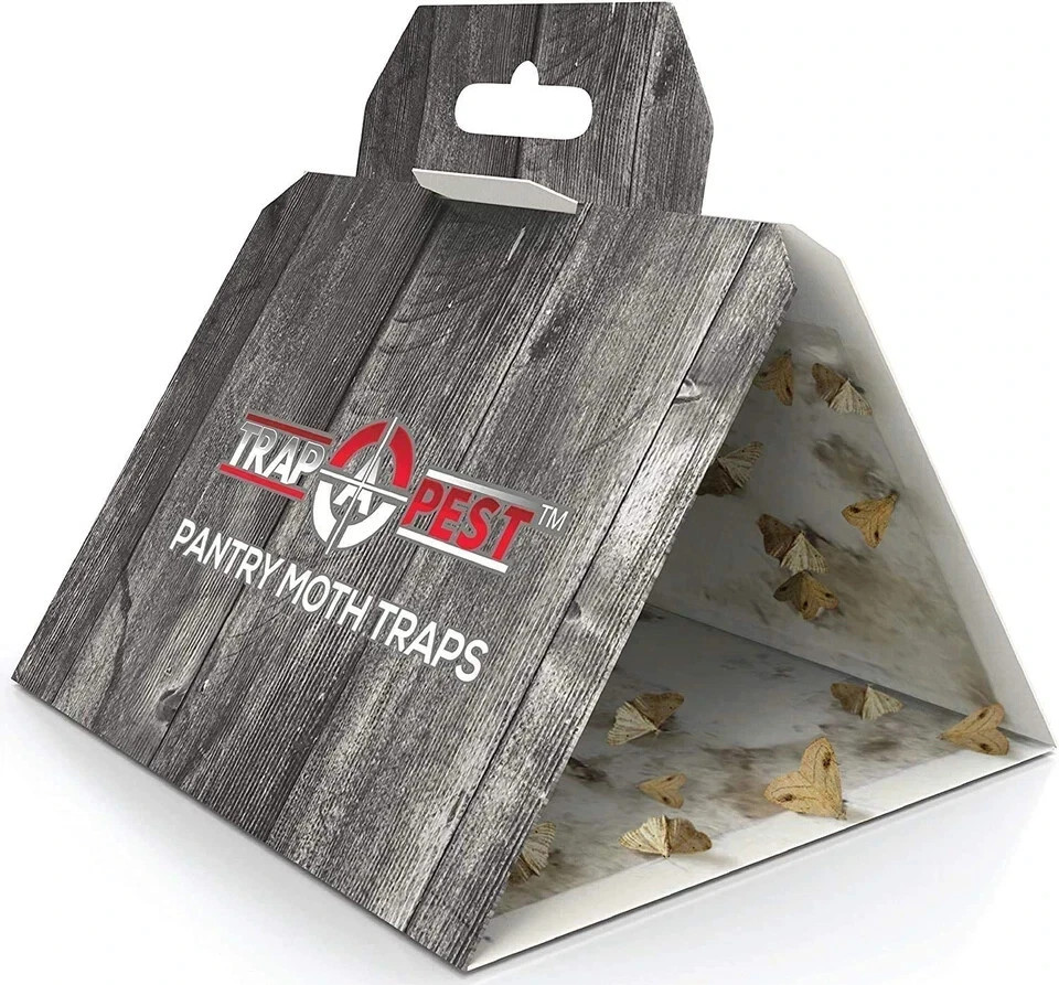 20 Pack Pantry Moth Traps – Safe and Effective for Food and Cupboard – Glue Trap