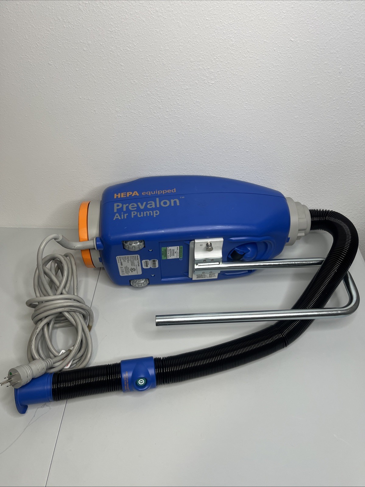HEPA Equipped Prevalon AirPump 7455 with Wall Mount- Tested