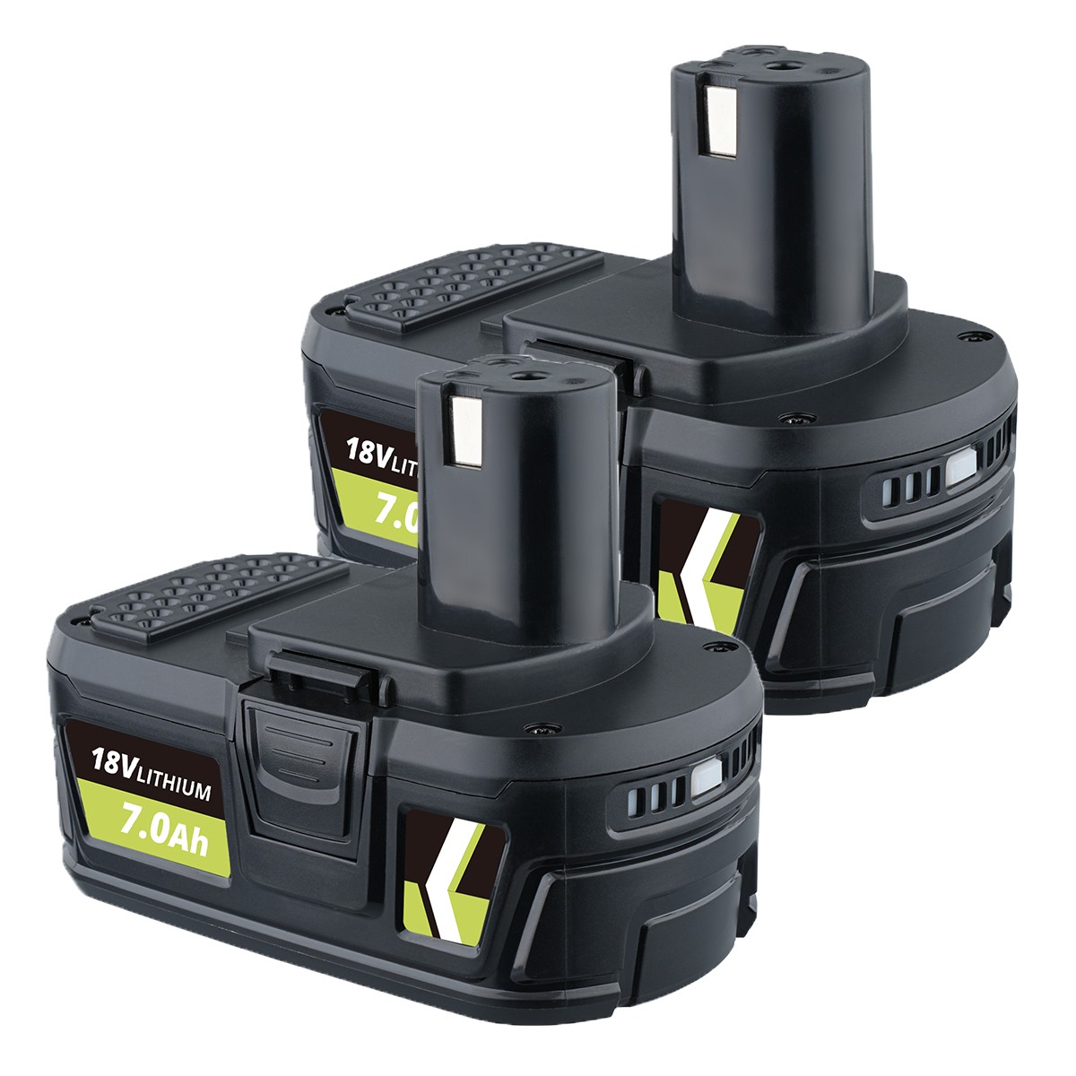 2PACK FOR RYOBI P108 One 18V 7.0 Ah Lithium-Ion HIGH PERFORMANCE Battery PBP004
