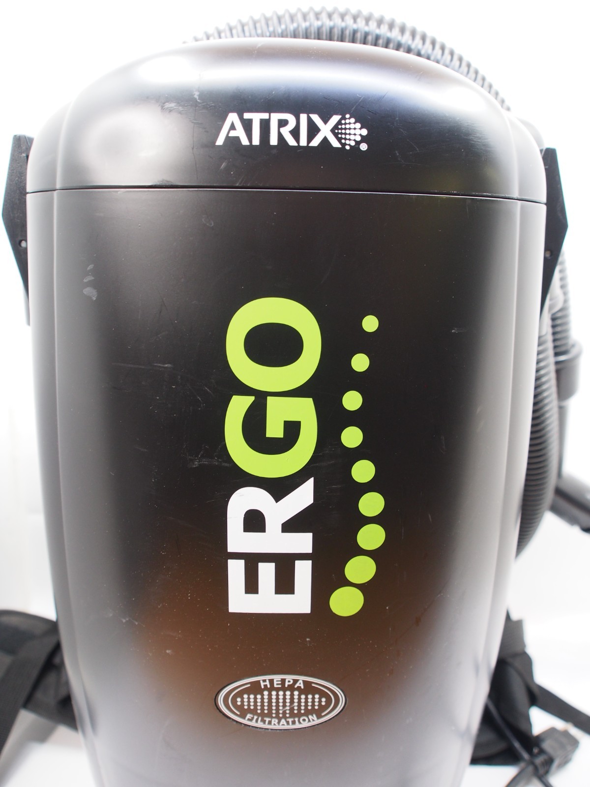 Atrix Ergo Backpack HEPA Vacuum 8qt Capacity VACBP1 !!!READ DESCRIPTION!!
