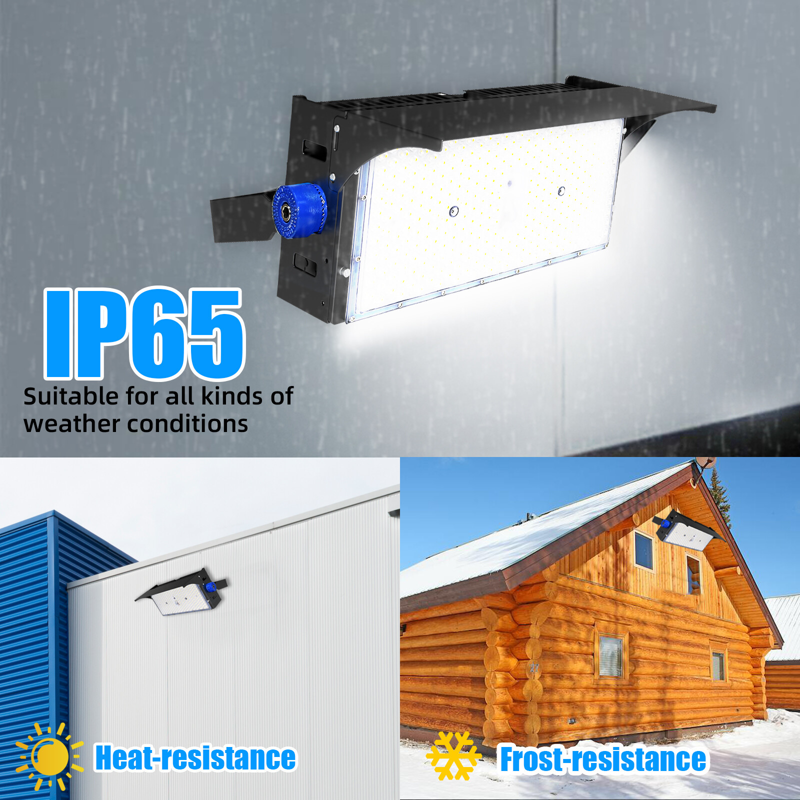 Led Stadium Flood Light Outdoor 42000Lm 1500W Equivalent Super Bright Commercial