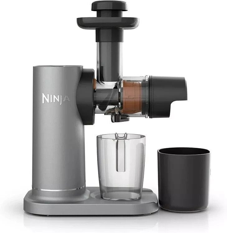 Ninja JC101 Cold Press Pro Compact Powerful Slow Juicer with Total Pulp Control