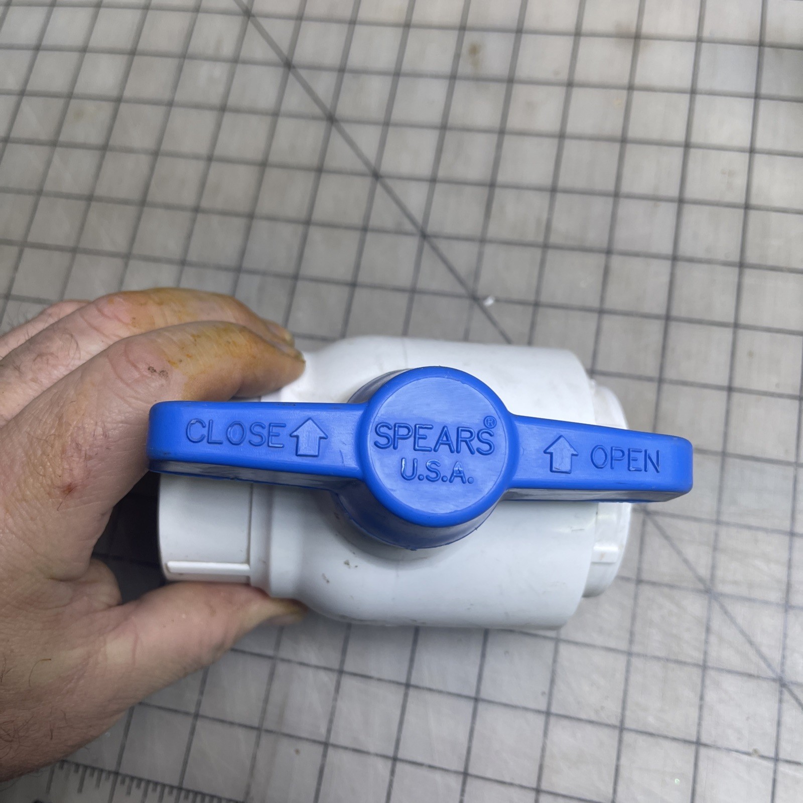 2″S PVC Utility Ball Valve Spears Manufacture 2622-020 Made In USA EPDM 150psi