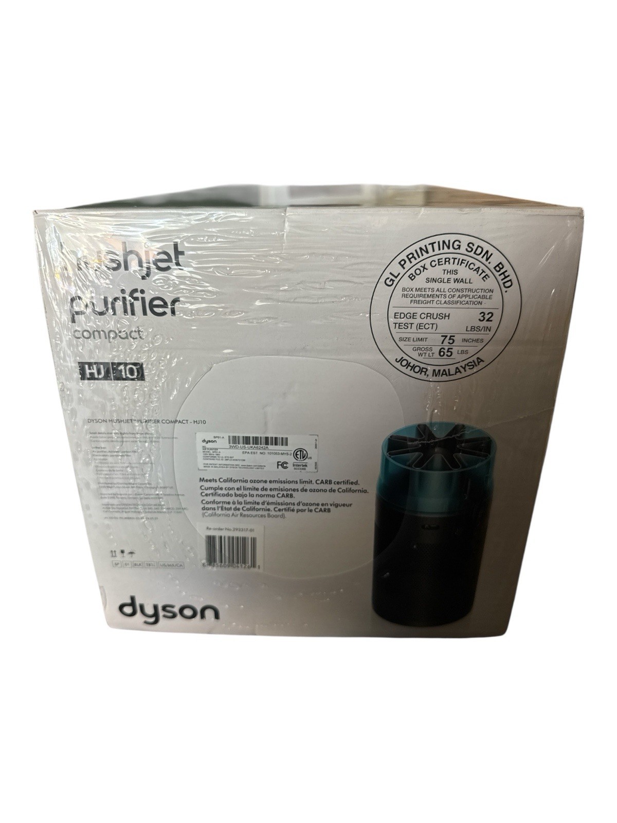 Dyson Hushjet Compact Purifier, Engineered for Powerful Whisper-quiet Whole-room