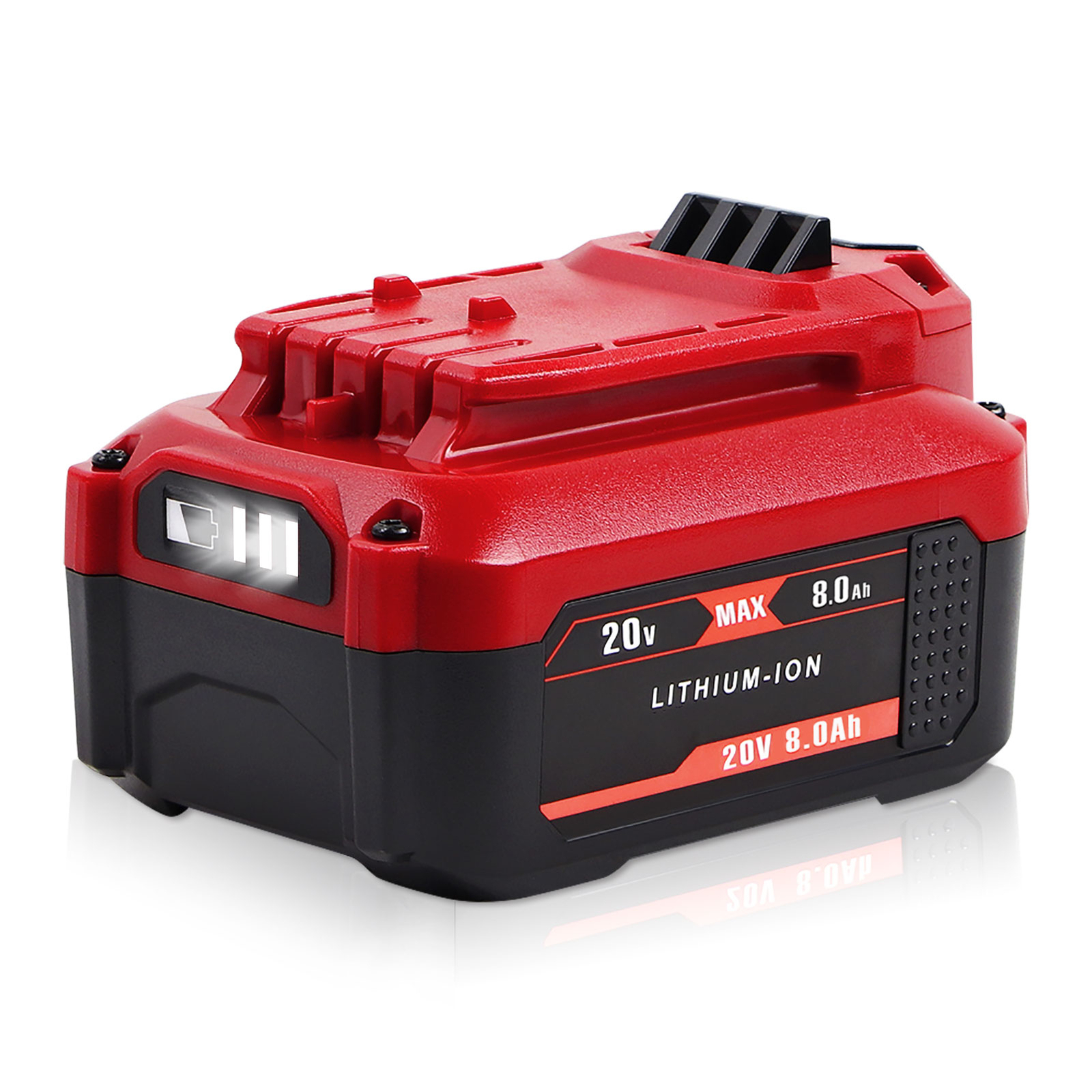 2PACK 20V 8.0AH For Craftsman 20 Volt MAX Li-ion Battery CMCB204 CMCB202 CMCB201