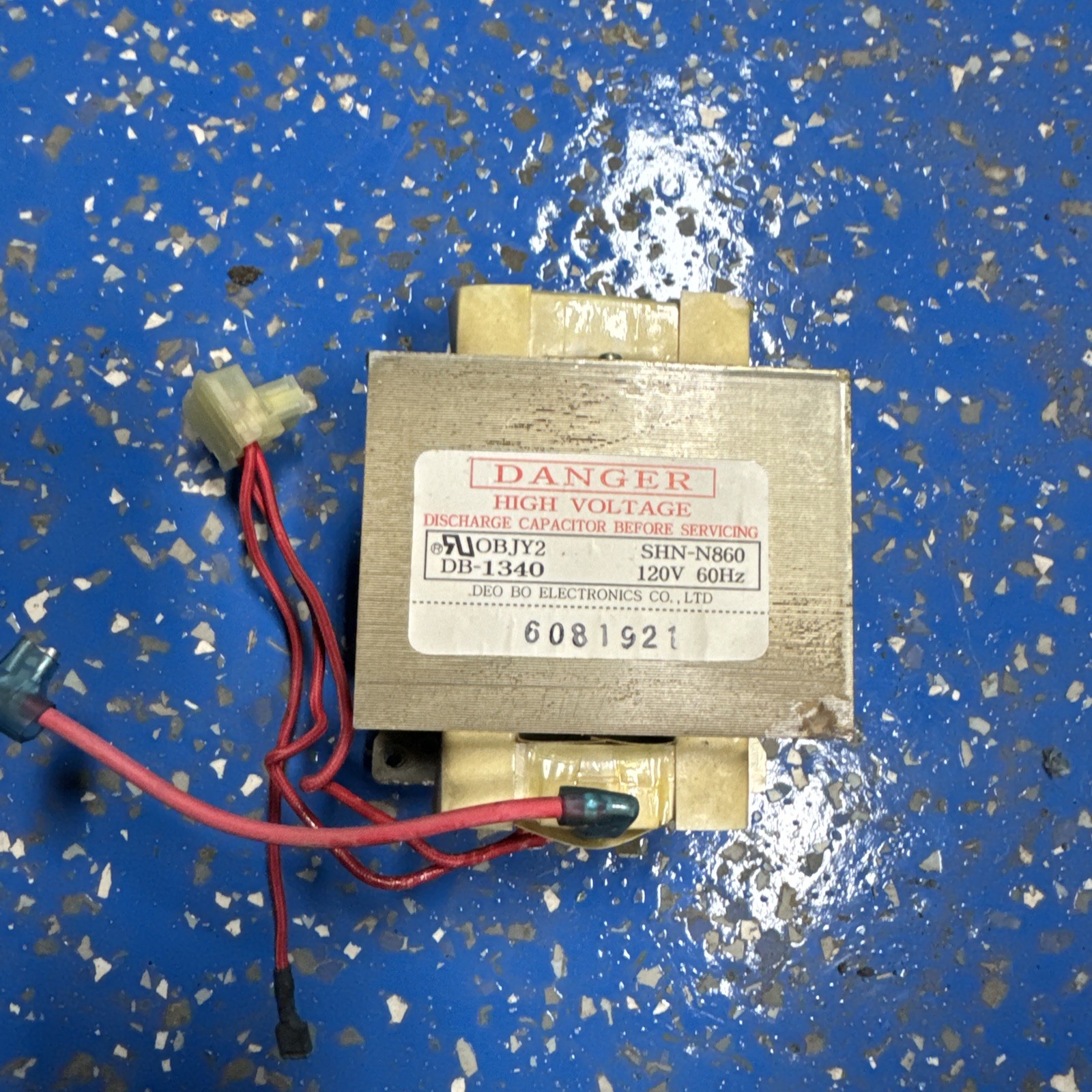GE Microwave Transformer DB-1340 (Money Back Guarantee)