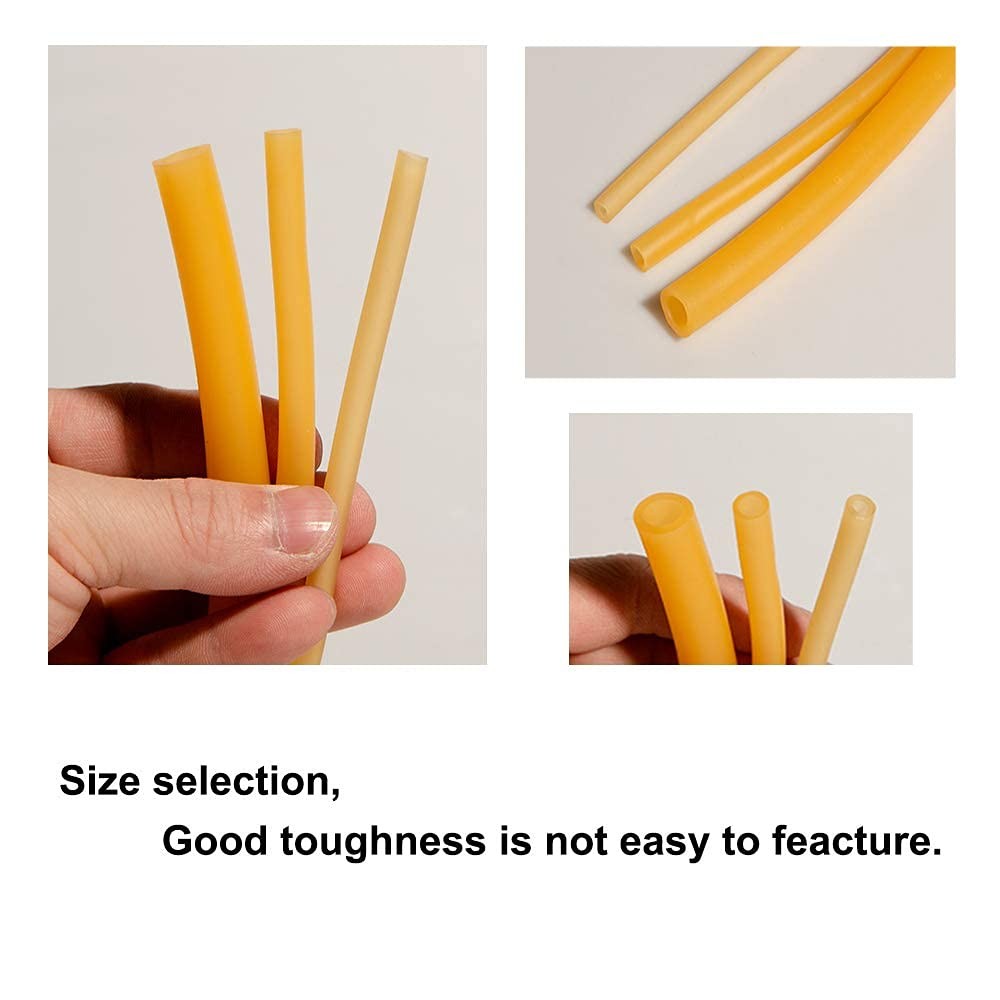 Feelers Natural Latex Rubber Tubing Tube 1/16″ (1.6mm) ID x 1/8″ (3.2mm) OD S…