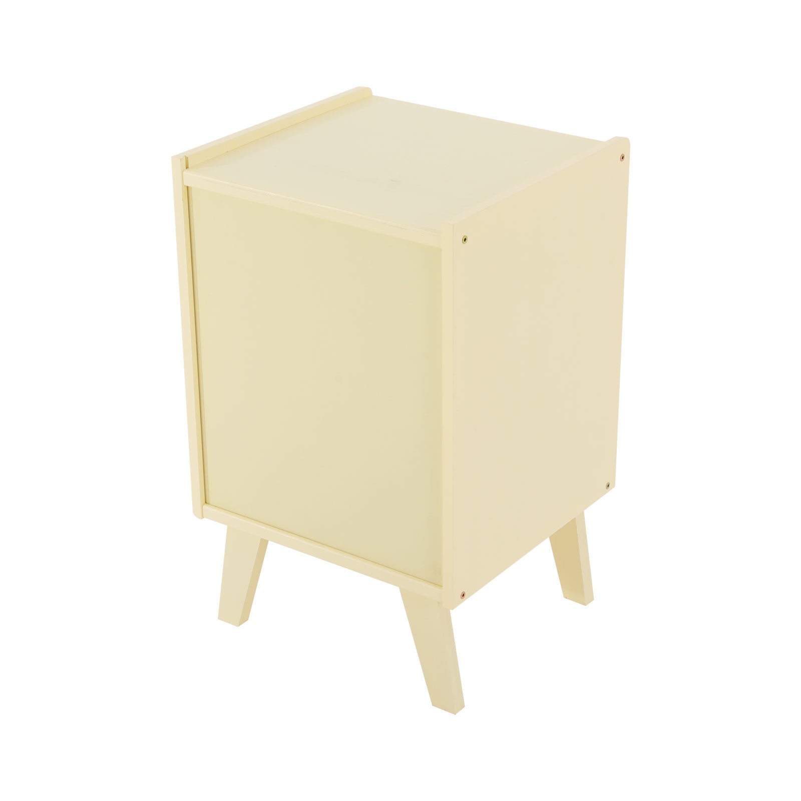 Bamboo Bedside Table End Table Storage Modern Bedside Table 12.2×11.81×20.07 in