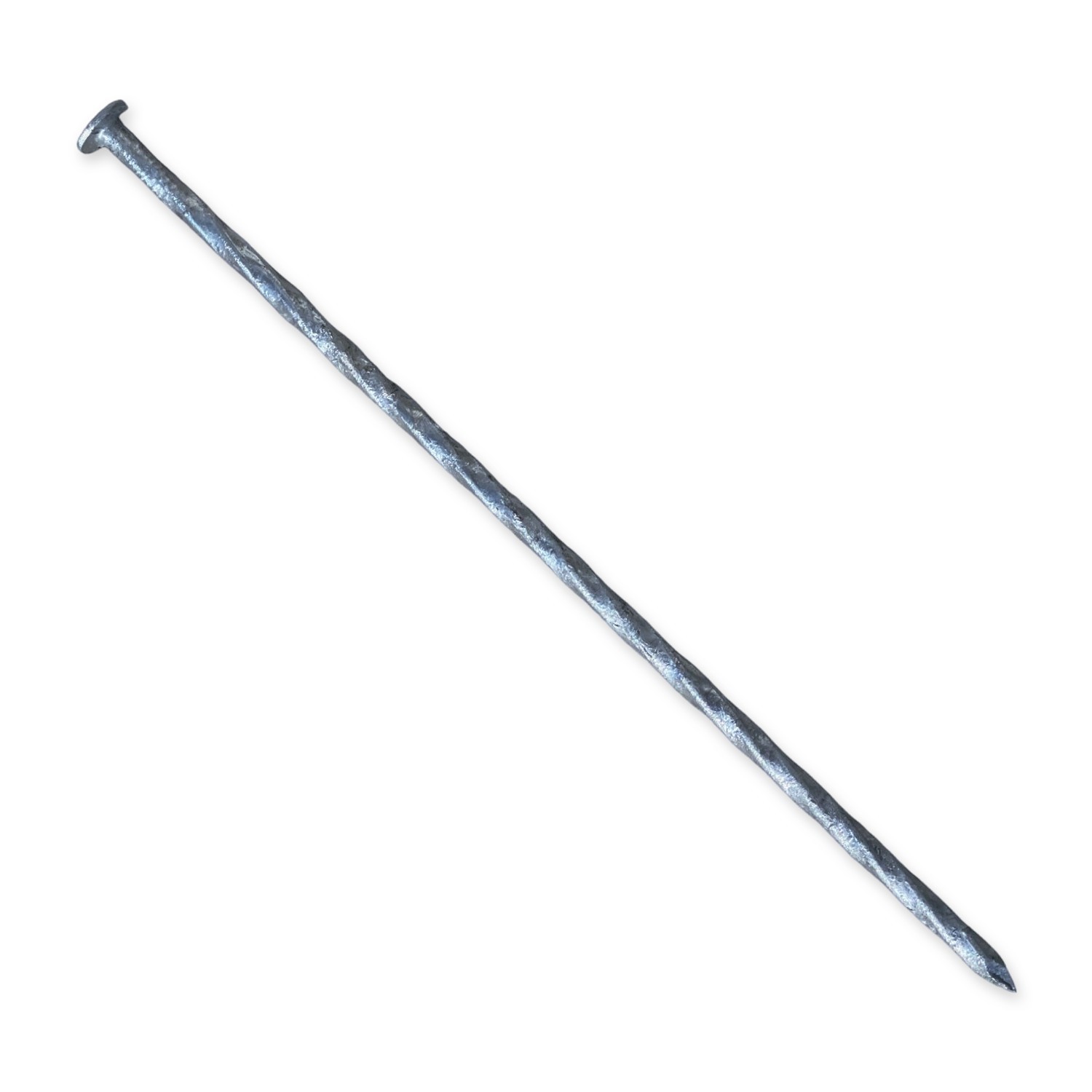 12 in. Galvanized Spiral Landscape Edging Spikes – 1 Gauge Steel – Sandbaggy