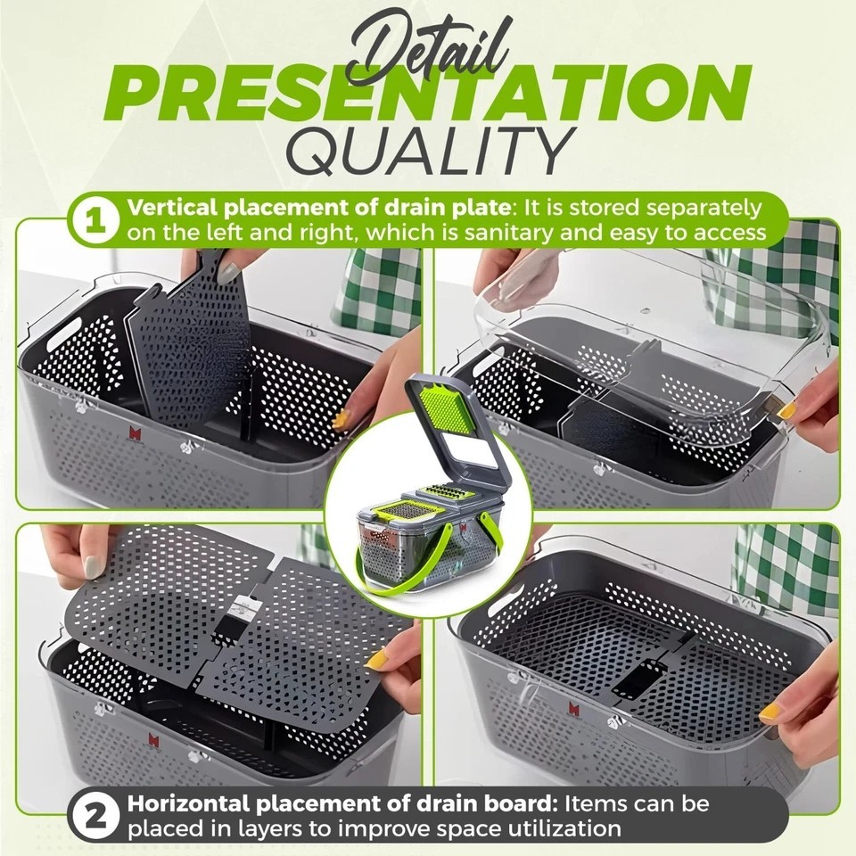 22-in-1 Multifunctional Vegetable Chopper Slicer Fruit Cutter Durable Tool