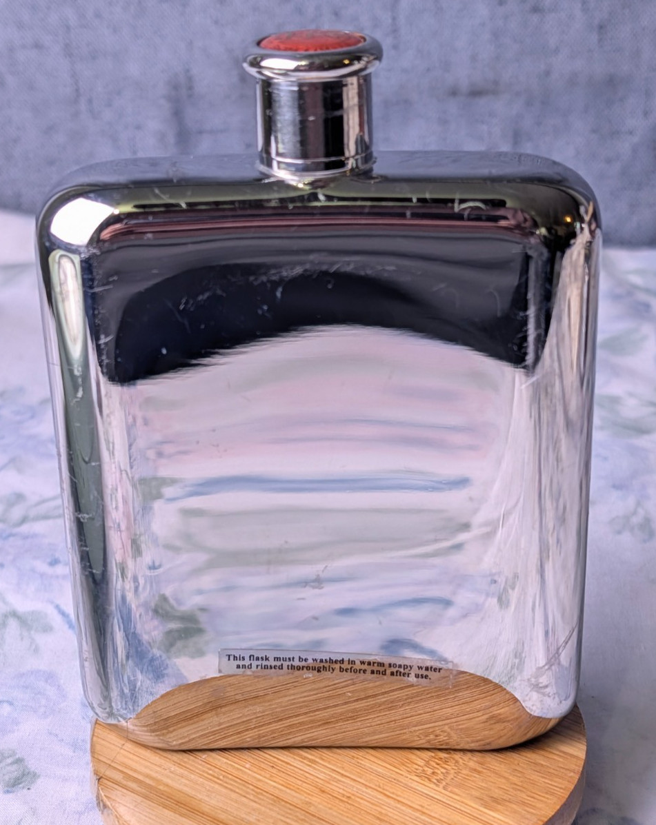 VTG Jameson Irish JJ & S Whiskey Limited Flask Stainless Steel 5″ Pocket Flask