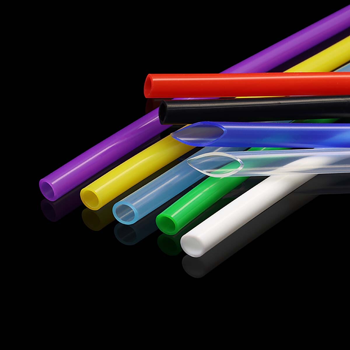 High Temp Food Grade Silicone Tube Flexible Rubber Pipe Various Colors & Sizes