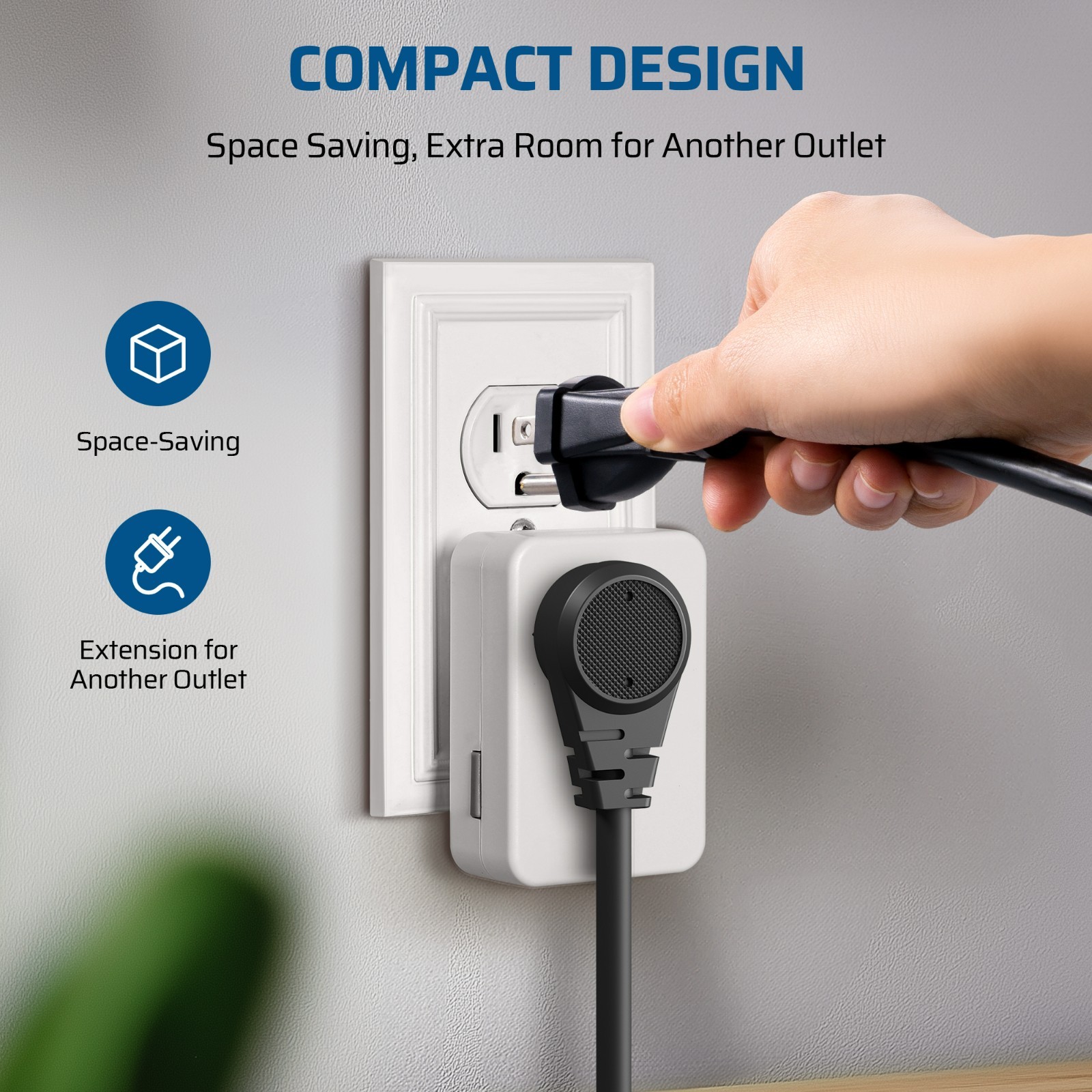 DEWENWILS Remote Control Outlet Wierless On Off Switch Plug for Light Lamp Fan