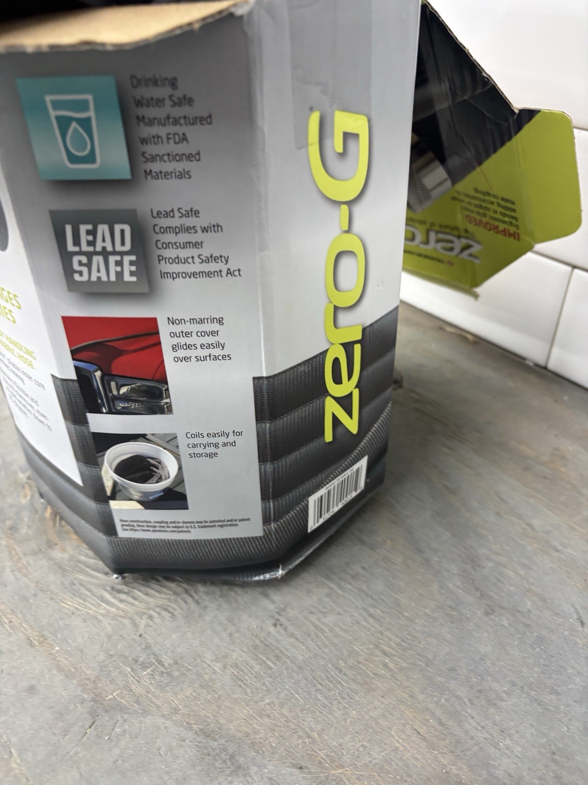 Zero-G Teknor Apex 5/8-in x 50-ft Premium -Duty Kink Free Woven Gray Hose