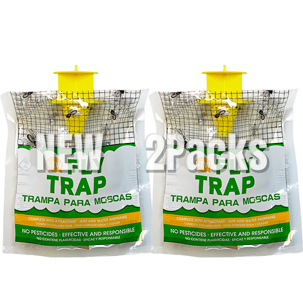 outdoor disposable fly traps to keep outdoor ranches free from annoying fly