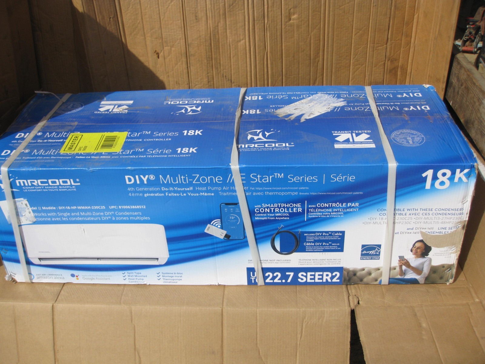 MRCOOL DIY-18-HP-WMAH-230C25 18K BTU 4th Gen Indoor Unit Only Mini Split