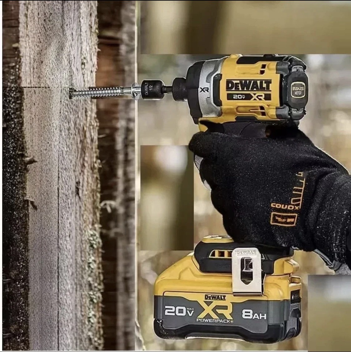 DEWALT DCF850 20V Brushless High Torque Cordless Impact Driver 3250RPM Tool Gift