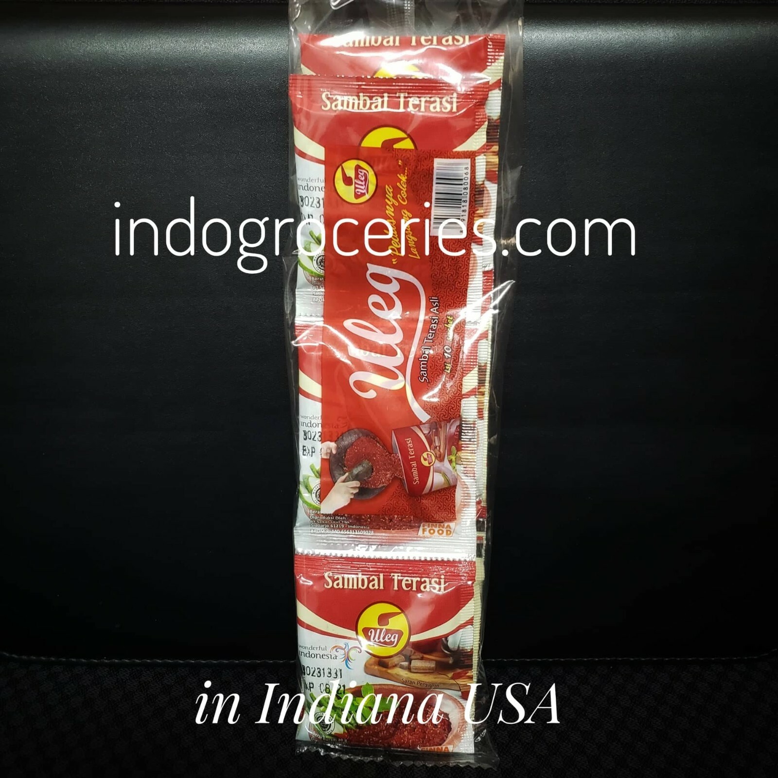 Finna Uleg Sambal Terasi 10 Sachets – 180 gr (6.3 oz)