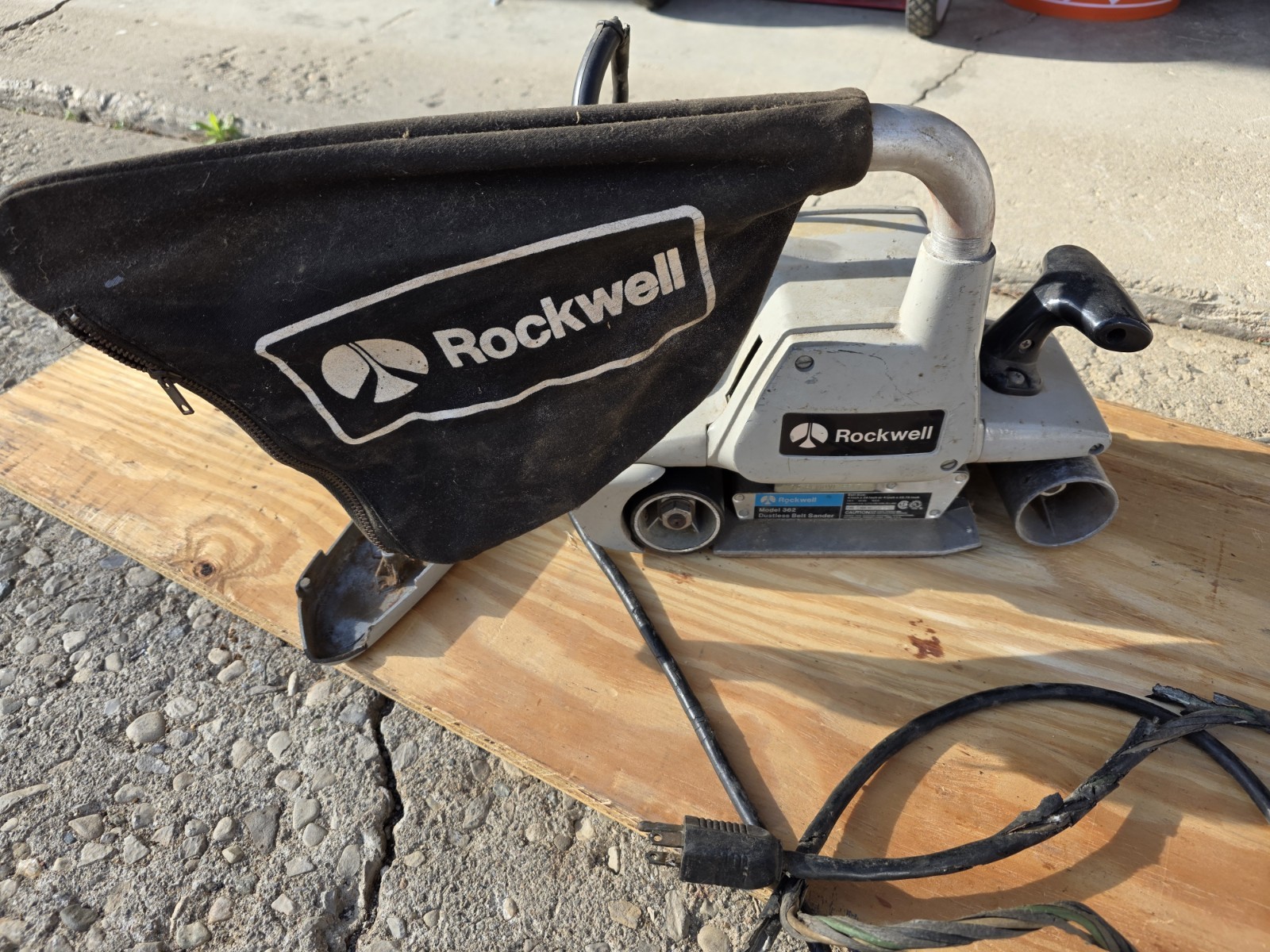 Rockwell 362 Dustless Belt Sander READ DESCRIPTION