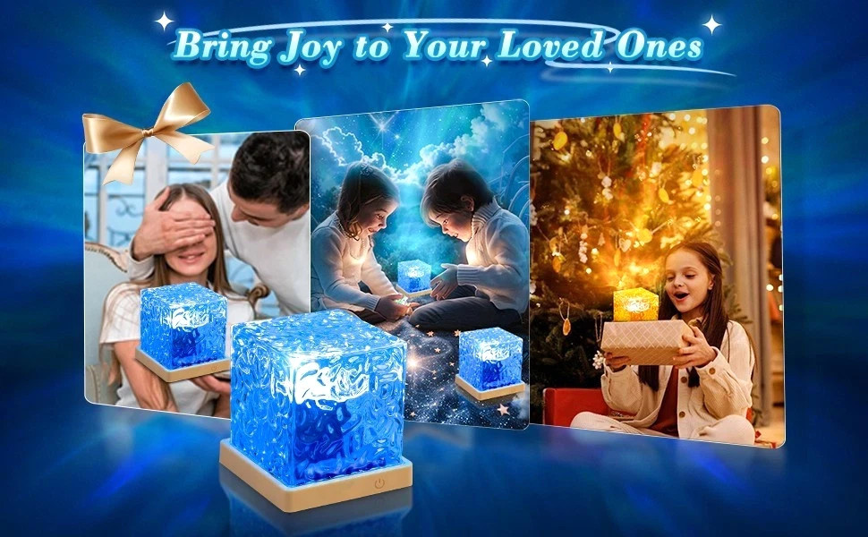 Northern Lights Projector Galaxy Lamp 16 Color LED Mood Light Remote Ocean Wave