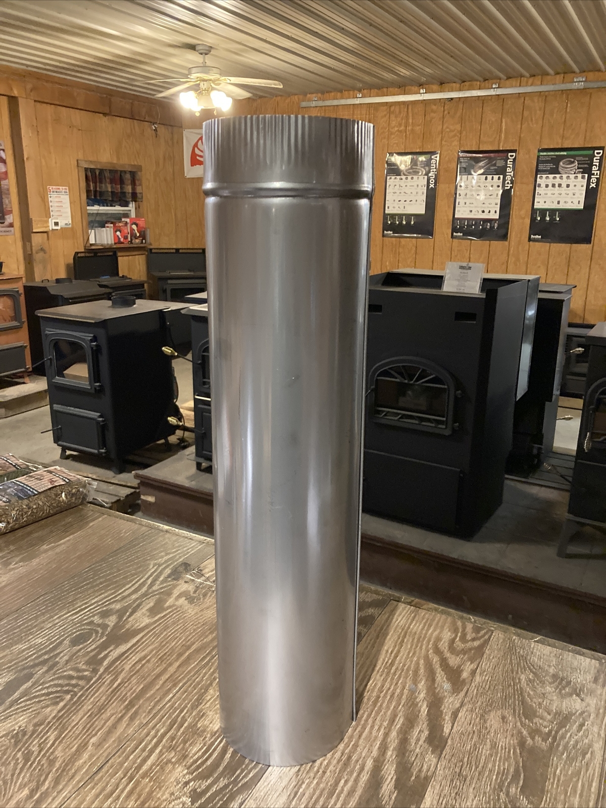 6”x24” Stainless Steel Stove/Chimney Pipe 6 inch x 24 inch 316 HD Stainless!
