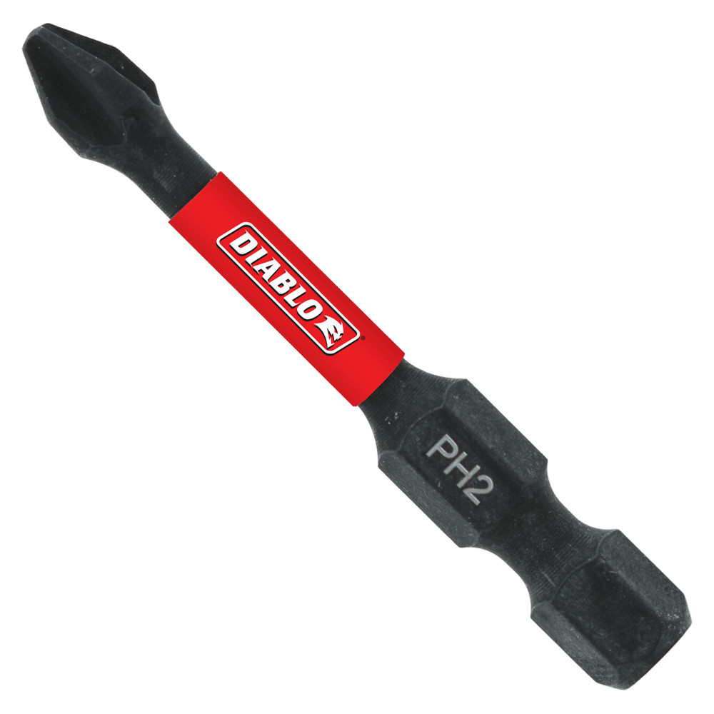 Diablo #2 Phillips Drive Bits Impact (Choose Size & Package Qty) Freud