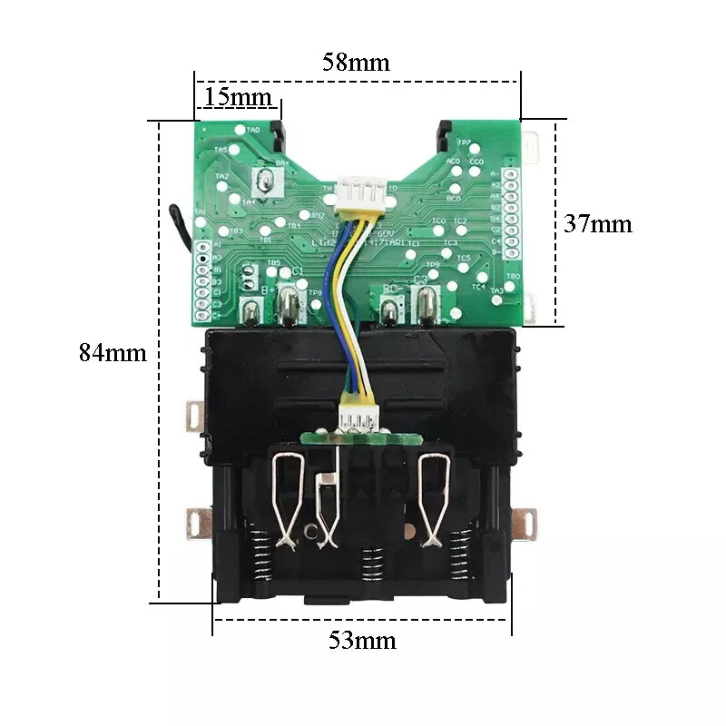 Plastic Replacement Case Kit for DeWalt 20V DCB200, 60V Flexvolt Battery DCB609