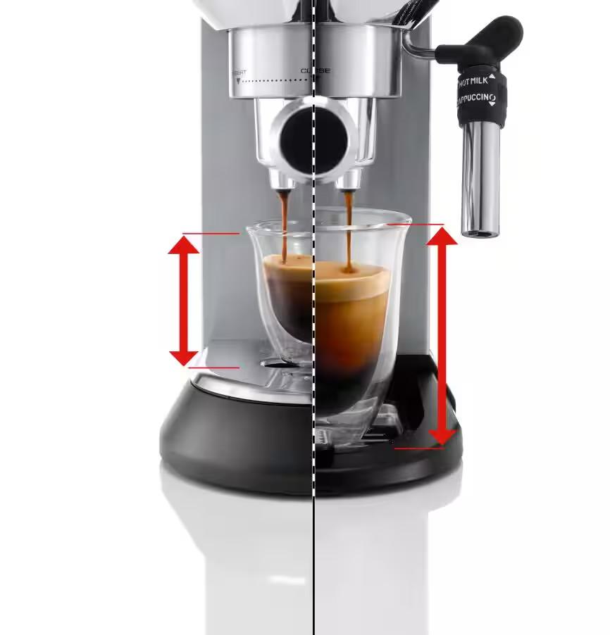 Delonghi EC685M Dedica Automatic Espresso Cappuccino Maker Machine 35oz Metallic