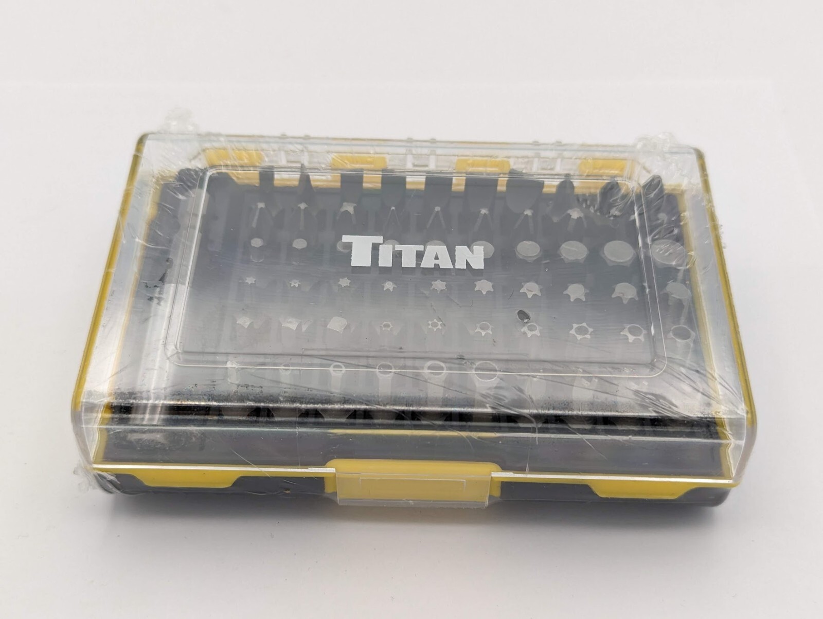 Titan 16061 61 Piece Magnetic Driving Bit Set Holder Phillips Torx Hex Slotted
