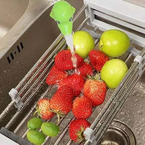 Expandable Over Sink Kitchen Rack Stainless Steel Dish Drying Drainer Adjustable