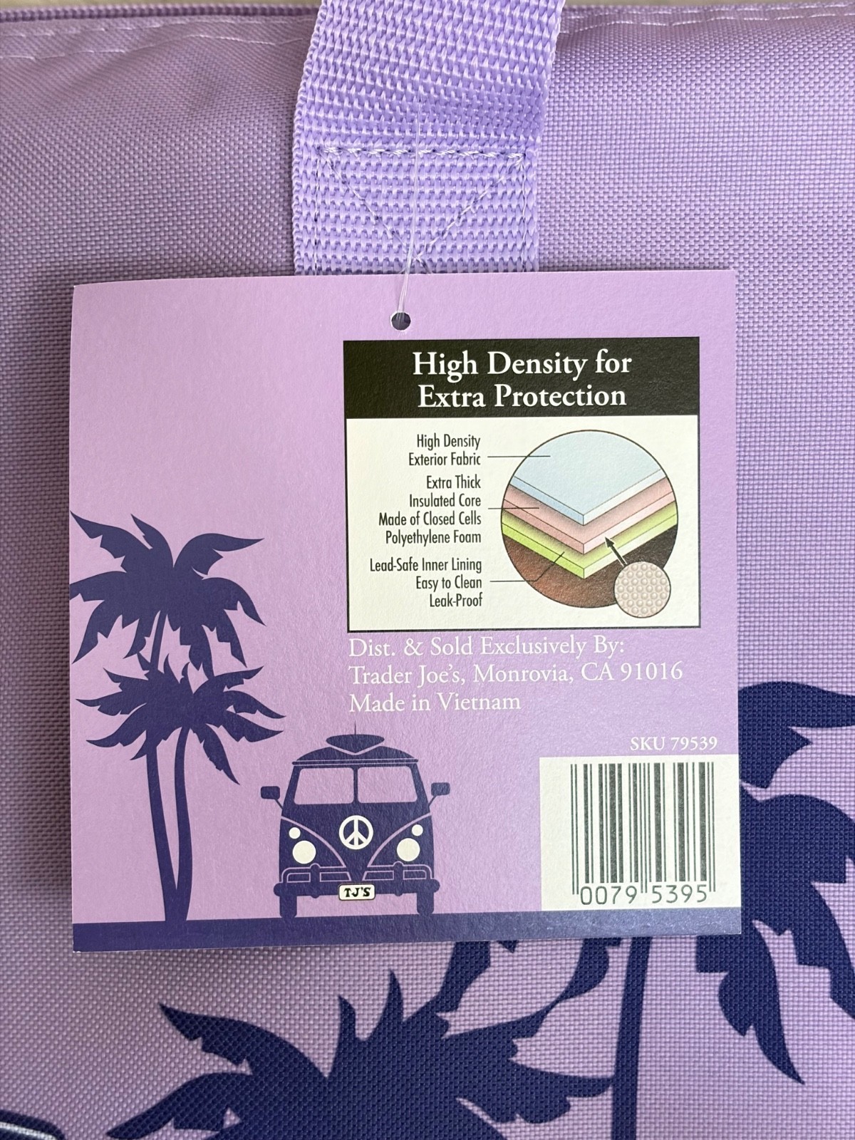 ⚡️ Trader Joe’s Green Tote Insulated Freezer Cooler Bag NEW FREE SHIP ❤️