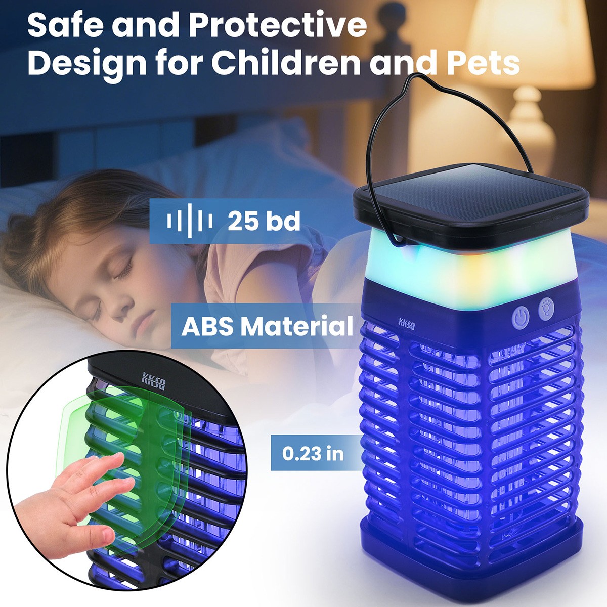 Electric Fly Bug Zapper Mosquito Insect Killer LED Light Trap Pest Control Lamp