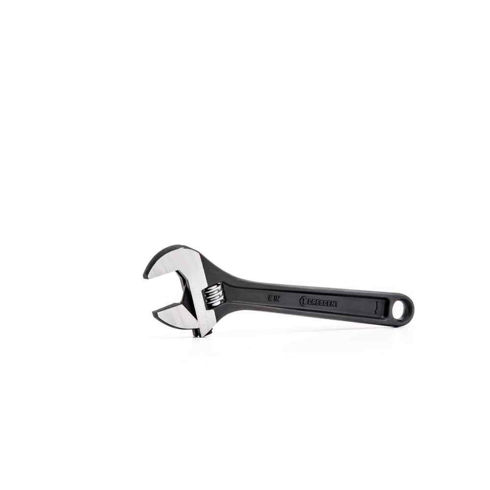18 In. Black Oxide Adjustable Wrench Chrome alloy steel construction