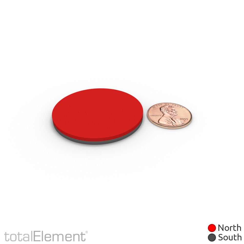 1.50 x 1/8 Inch Neodymium Rare Earth Large Disc Magnets N42 (3 Pack)