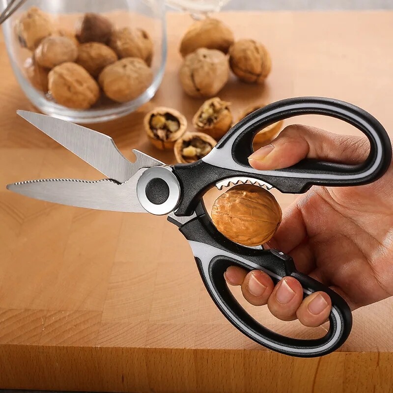 Stainless Steel Kitchen Shears Heavy Duty Scissors for Meat Fish Chicken Bones