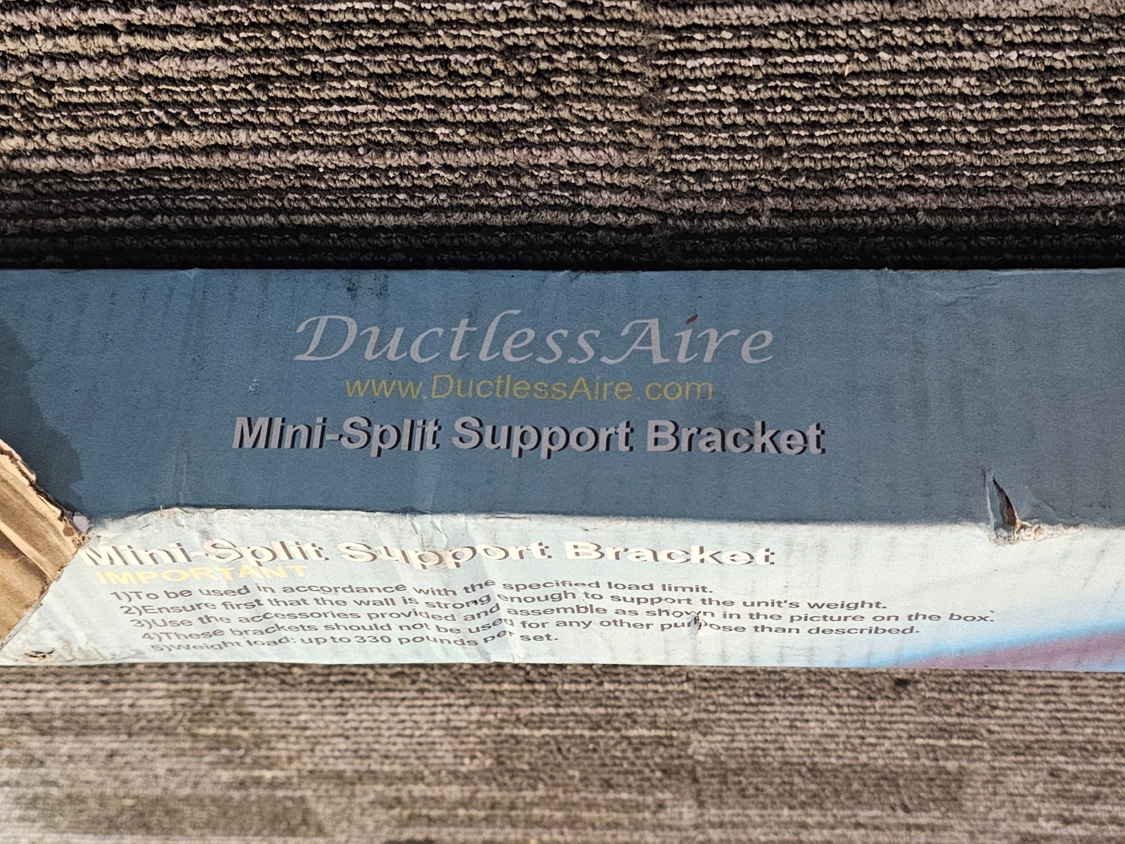 Ductless Aire BPC-3LP Mini-Split Support Bracket 330Lbs. 9000-36,000 BTU