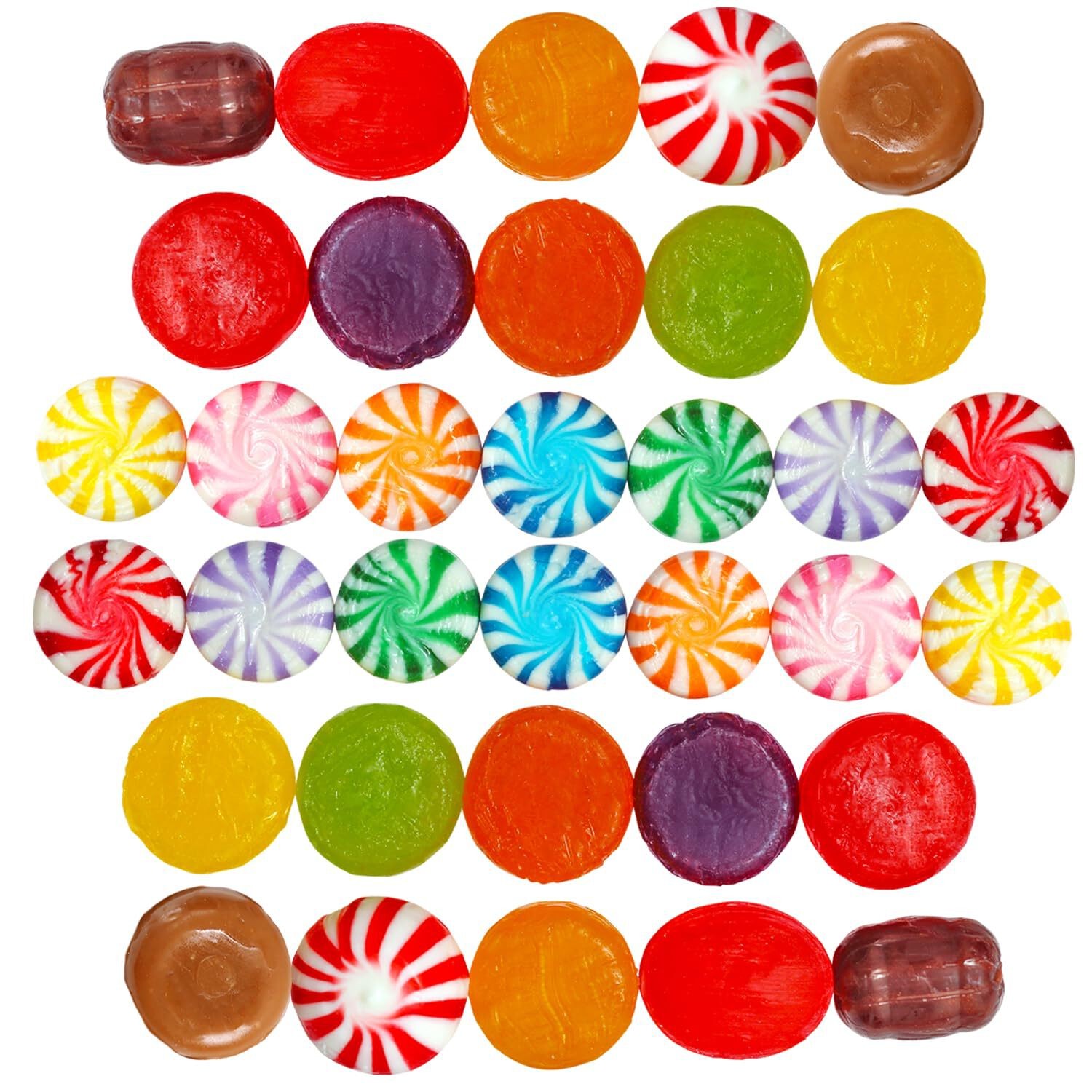 Hard Candy Mix – 3 LB – Assorted Classic Desk Hard Candy – Individually Wrapped