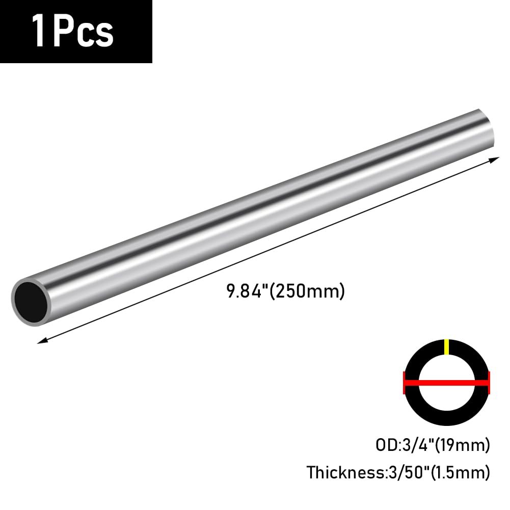 3/4″ OD 304 Stainless Steel Tube Thickened 304 Stainless Steel Seamless Tubin…