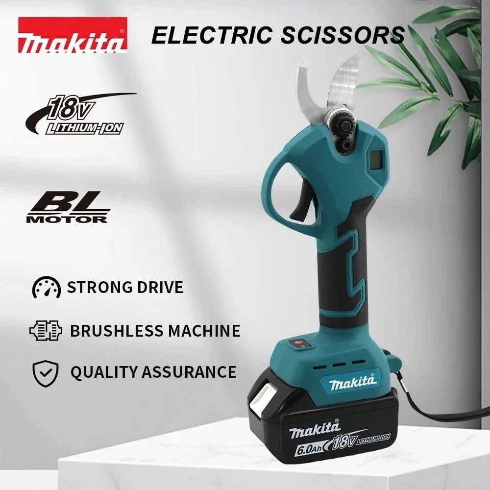 Makita Brushless Electric Pruning Shears Garden Tool Branche Cutter Cordless 18V