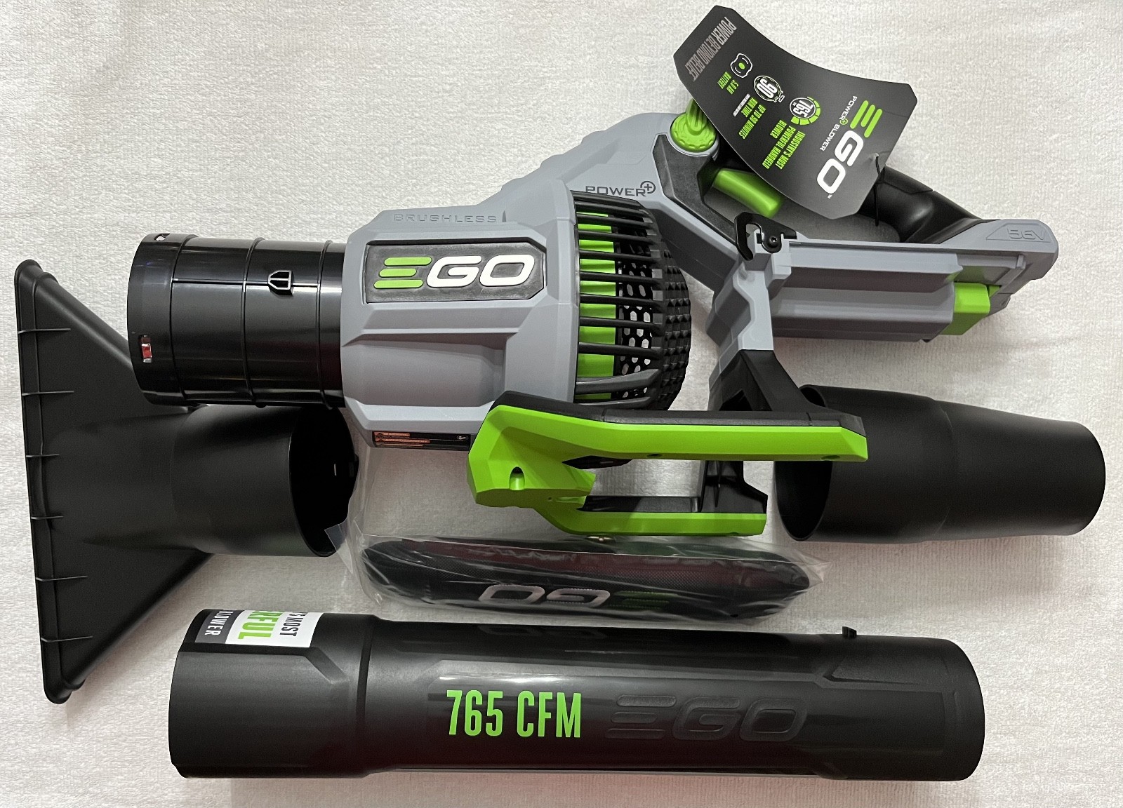 New EGO LB7650 Power+ 56V Variable Speed 765CFM Cordless Blower Bare Tool 200MPH
