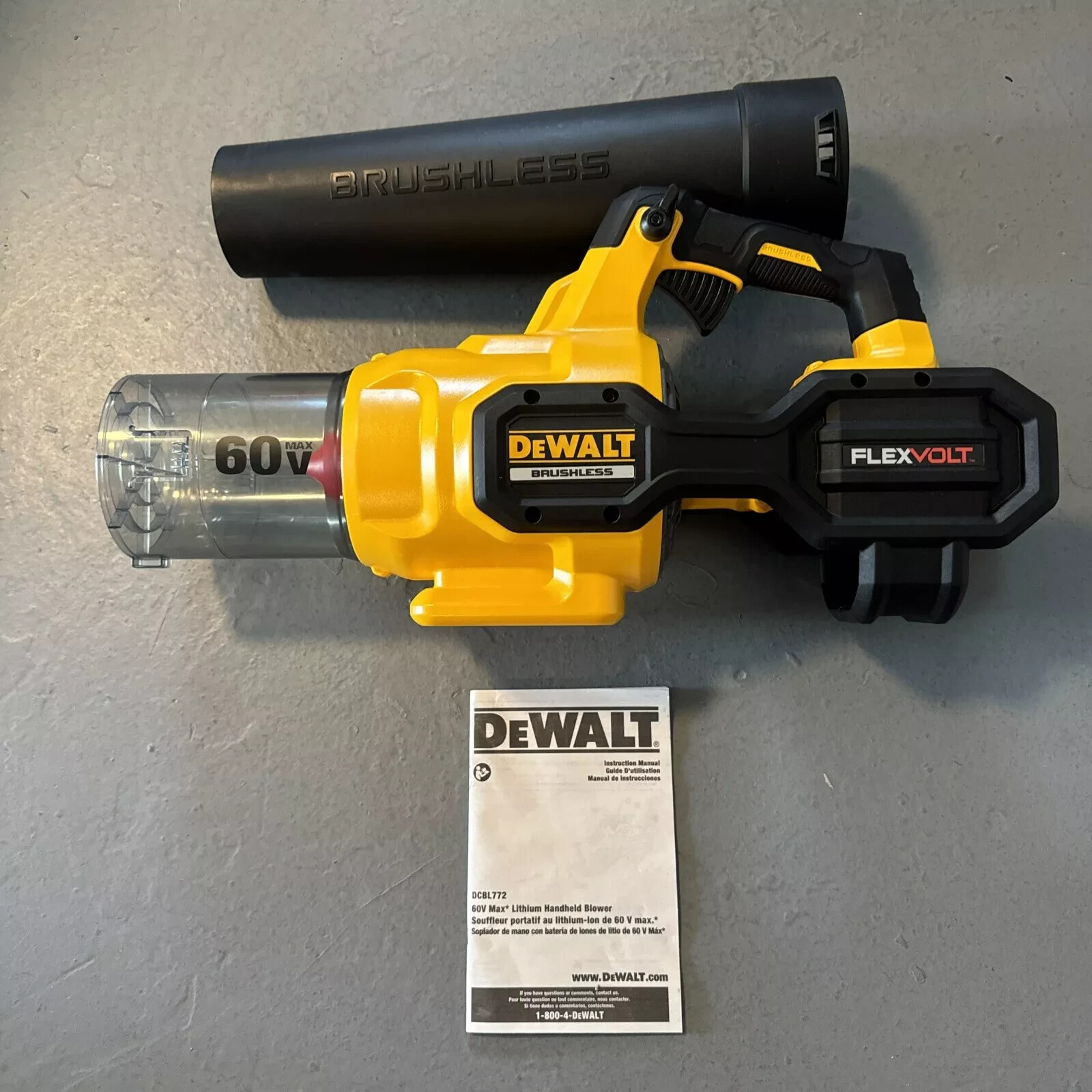 NEW DEWALT DCBL772 FLEXVOLT 60V MAX Cordless Axial Blower (Tool Only)