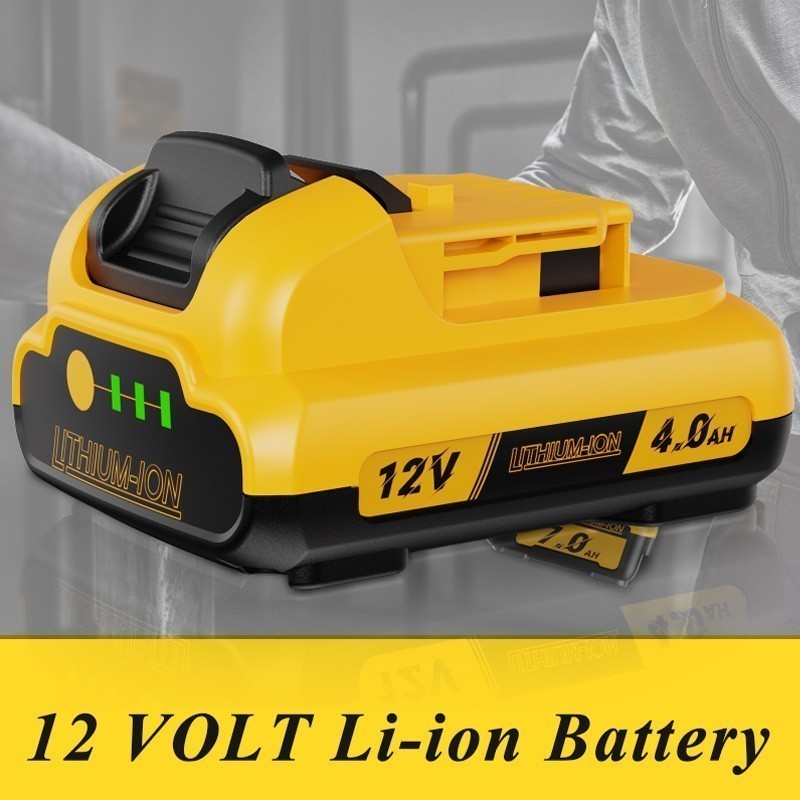 1/6X 4000mAh Replacement Battery 12V Max Lithium-Ion Battery For Dewalt DCB124