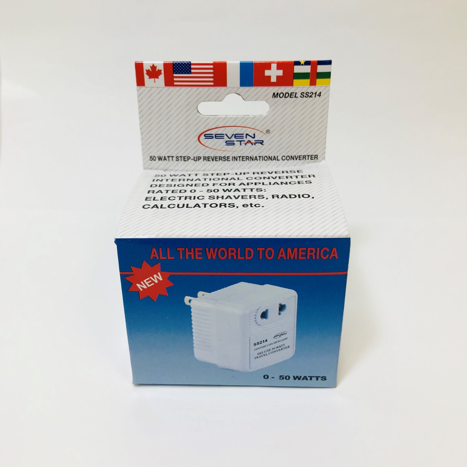 50 Watt Reverse Step Up Voltage Converter 110 to 220 Volt 110V 220V 50W Max