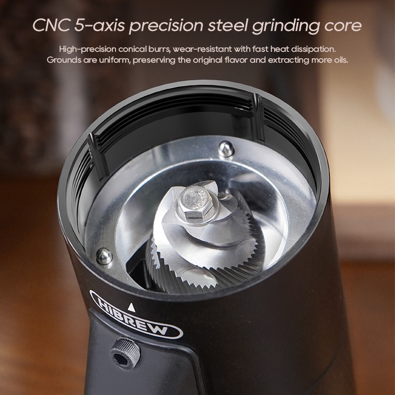 Hibrew G5 48mm Conical Burr Grinder Compact Portable for Espresso Coffee US