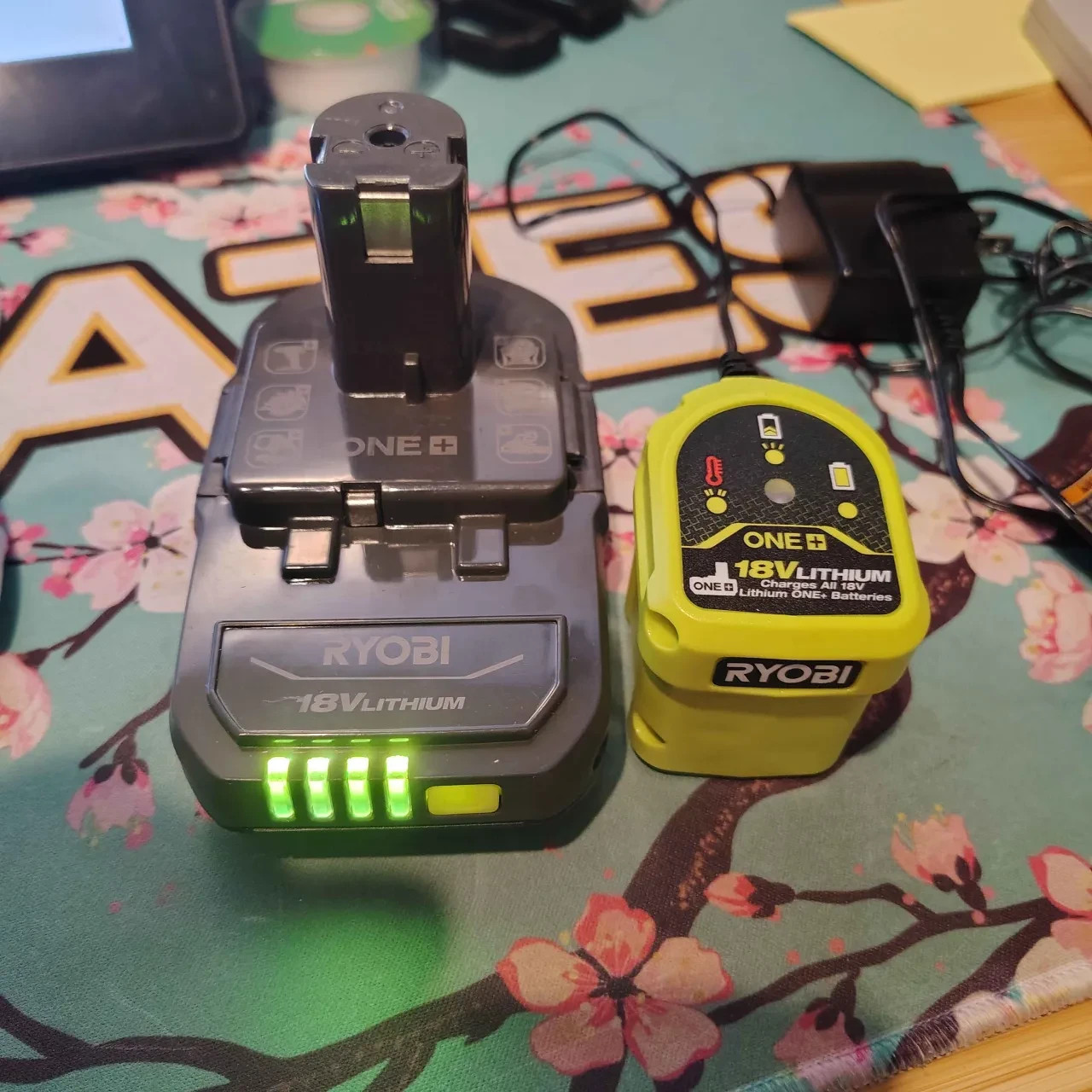 Ryobi PBP006 18V 2Ah One+ Lithium Ion Battery & Charger Combo OEM NEW