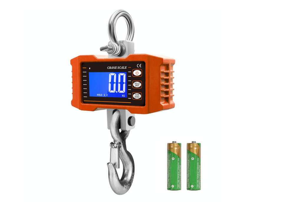 Báscula Colgante Digital 1000Kg Industrial para Granja y Construcción