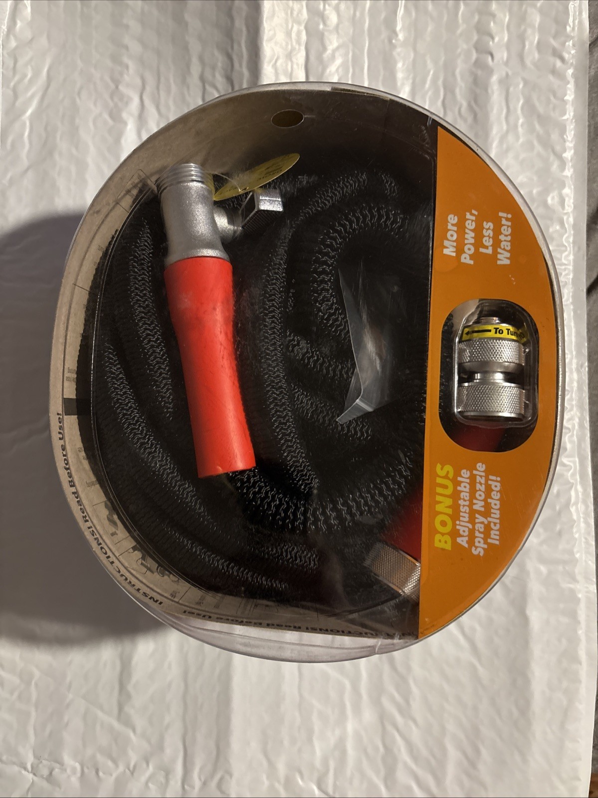 Pocket Hose Silver Bullet 2.0 100 ft Expandable Water Hose w/ Removable Nozzle