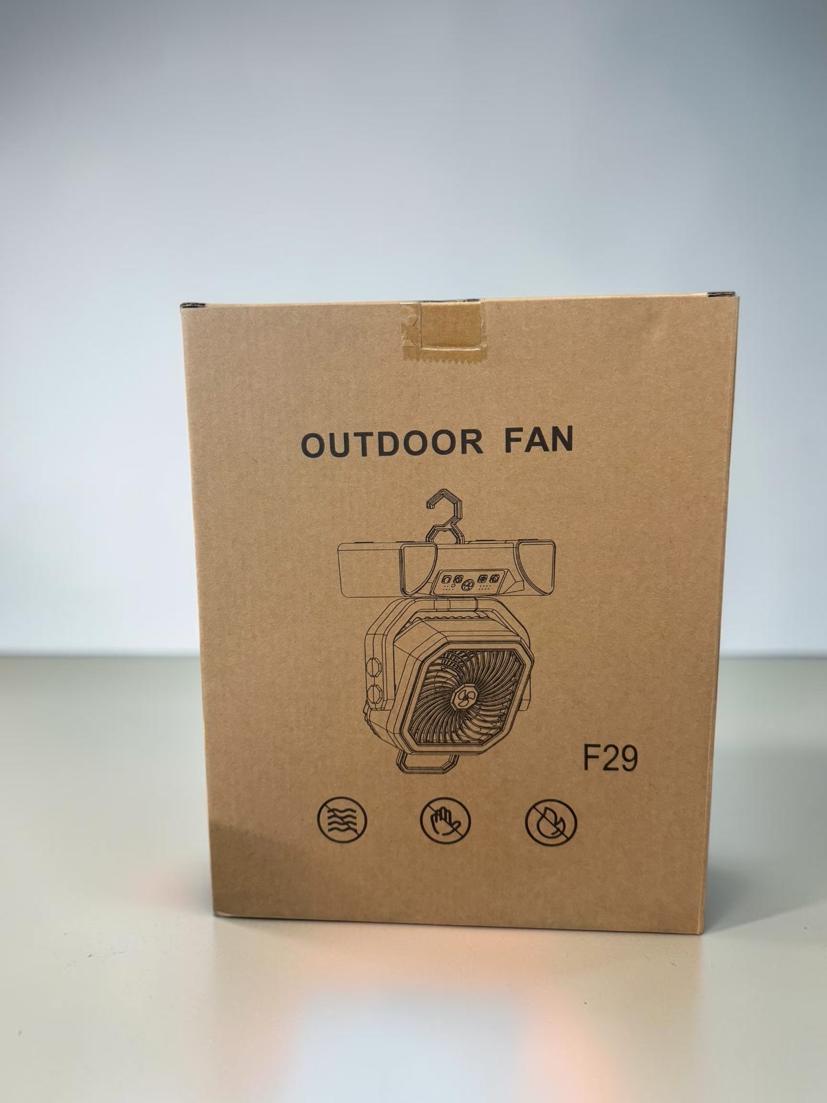 Camping Fan 40000mAh Solar Rechargeable LED Light USB Power Bank Portable New