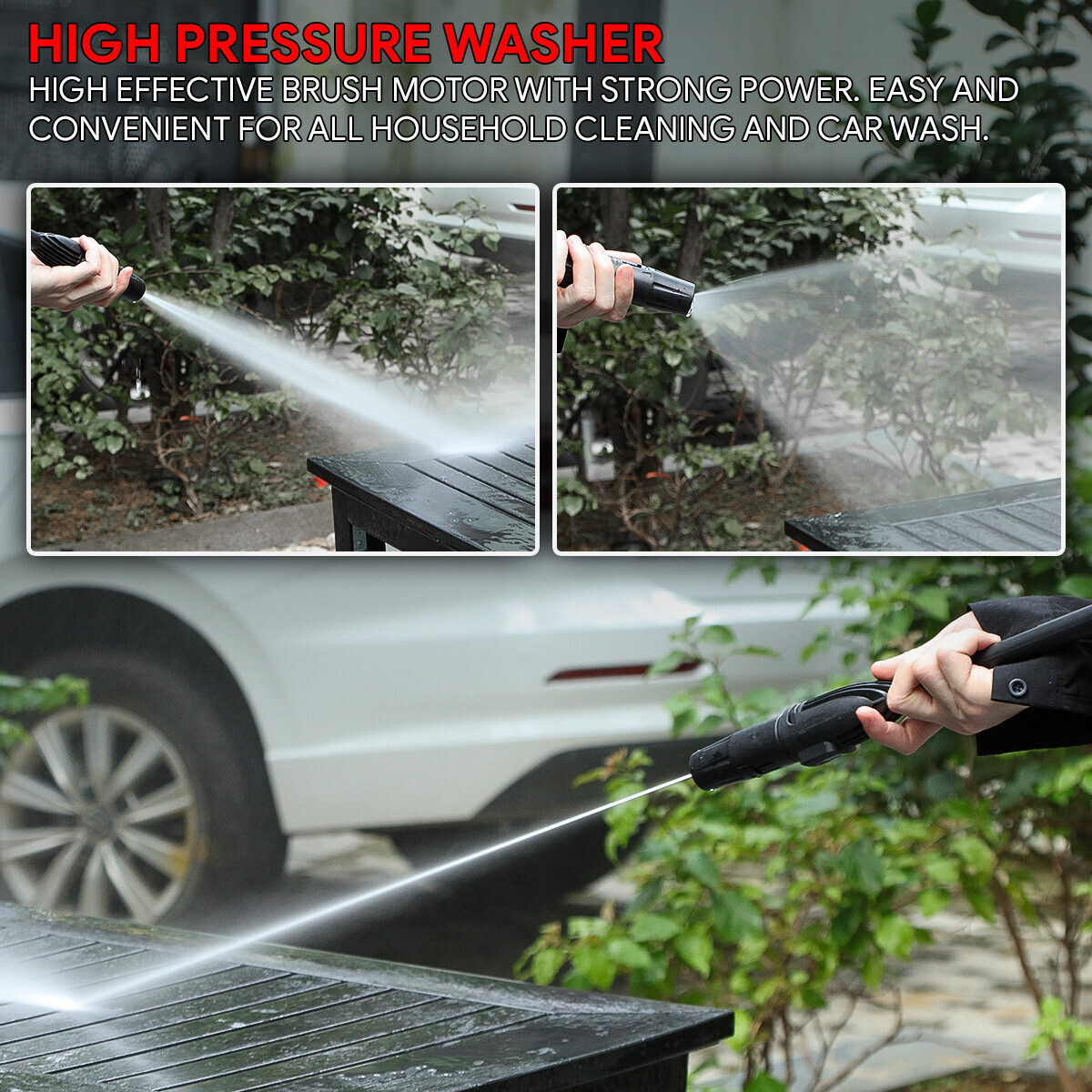 1500W 1813 PSI Pressure Washer Portable Electric Power Cleaner Machine 1.45 GPM